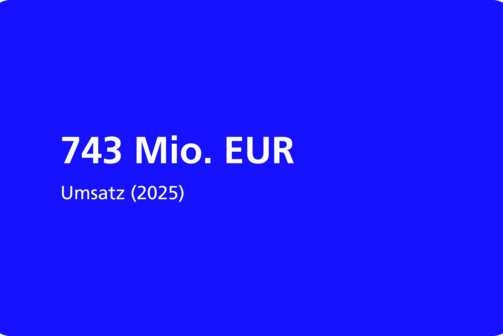 743 Mio. EUR Umsatz im Jahr 2025 (MHP)