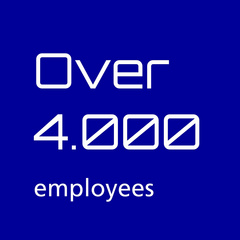 Over 4.000 employees