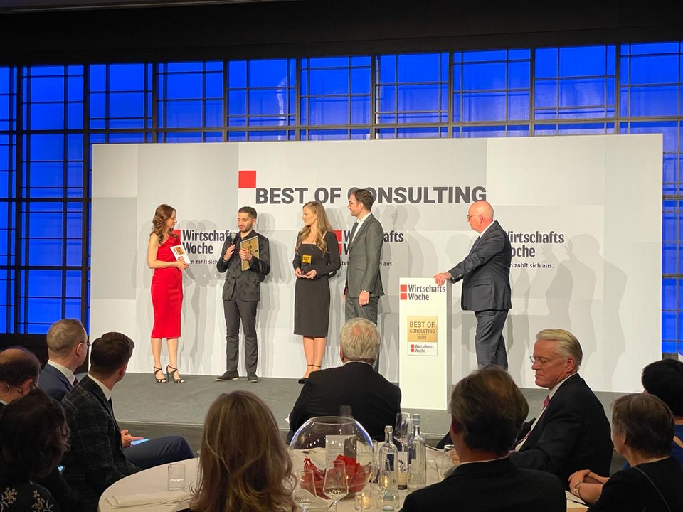 Four awards for MHP at the competition Best of Consulting 2022 MHP