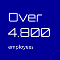 Over 4.800 employees