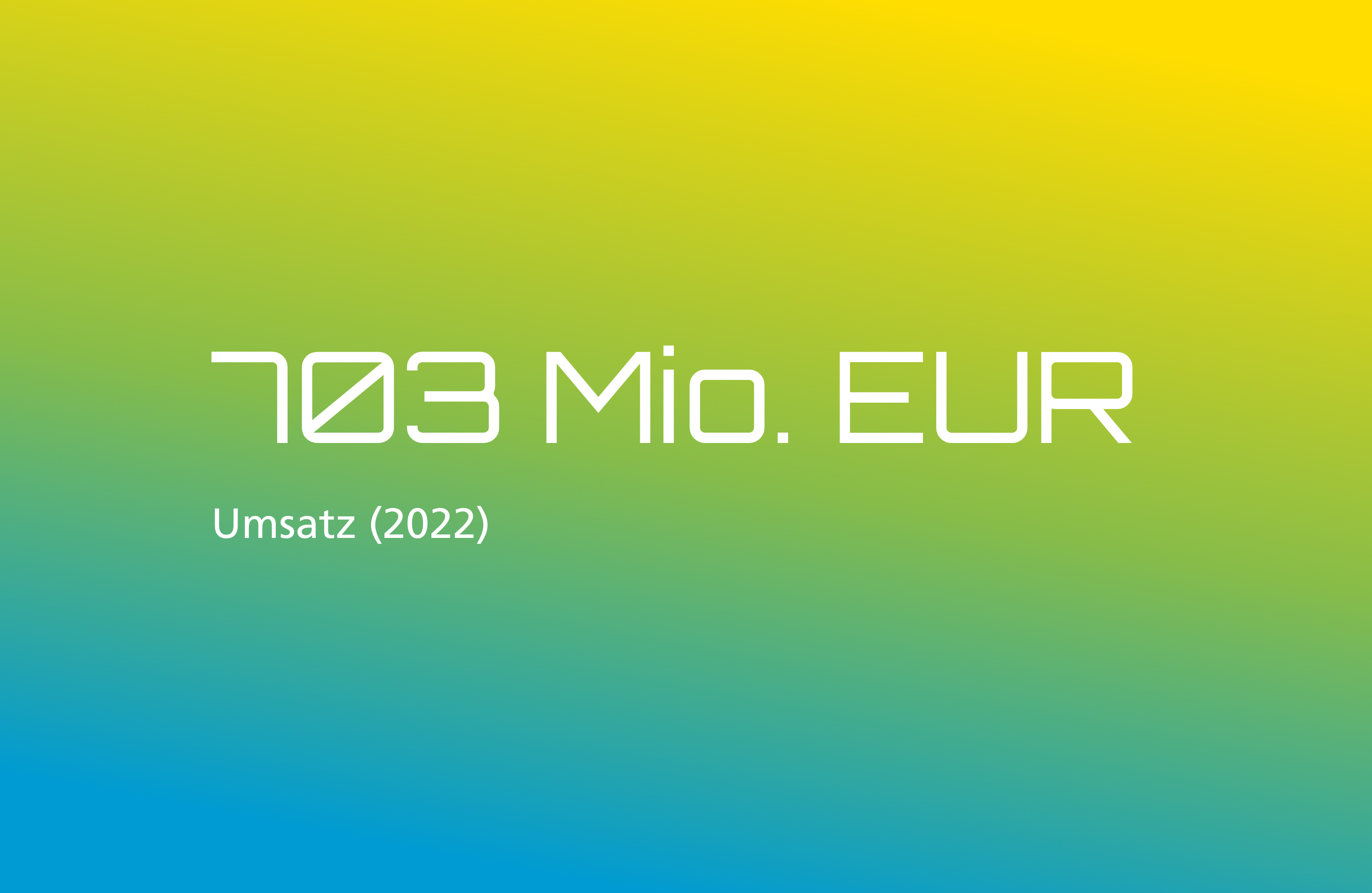 703 Mio. EUR (Umsatz 2022)